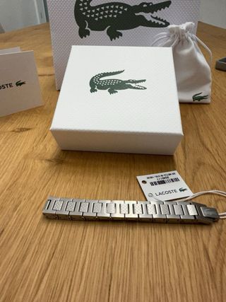 Pulsera Lacoste Platino