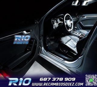 KIT 18 BOMBILLAS LED INTERIOR PARA AUDI A4 S4 B8 AVANT 09-15