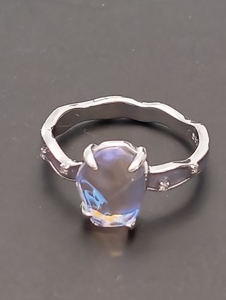 Anillo plata 925 piedra Aurora