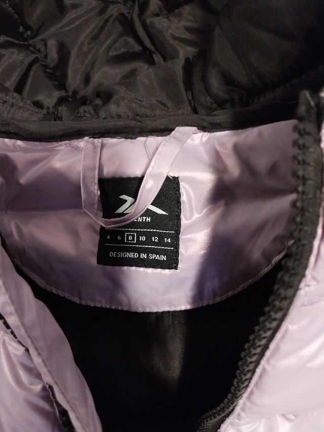 Chaqueta niña morada - Talla M, 8 AÑOS