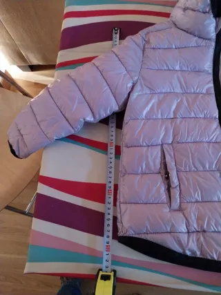 Chaqueta niña morada - Talla M, 8 AÑOS
