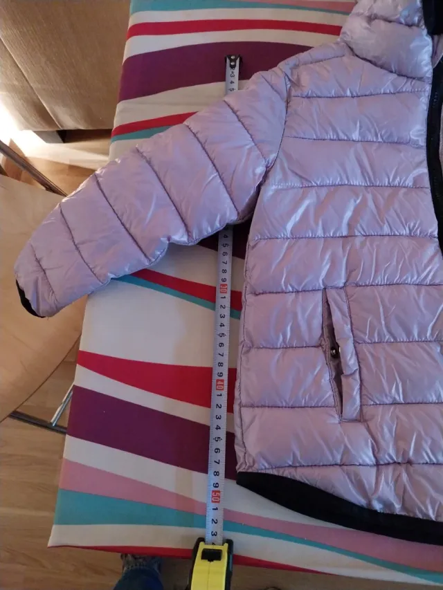 Chaqueta niña morada - Talla M, 8 AÑOS