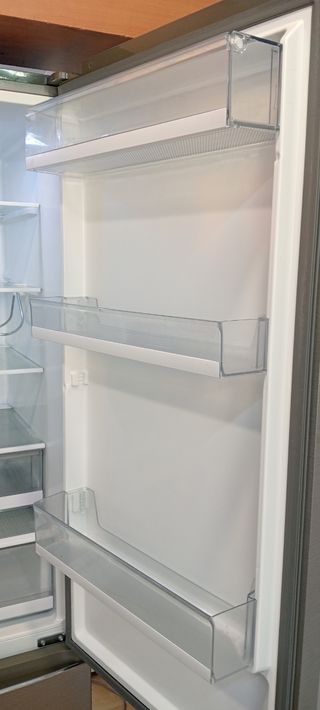 Nevera Haier combi acero
NO Frost 