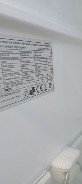 Nevera Haier combi acero
NO Frost 
