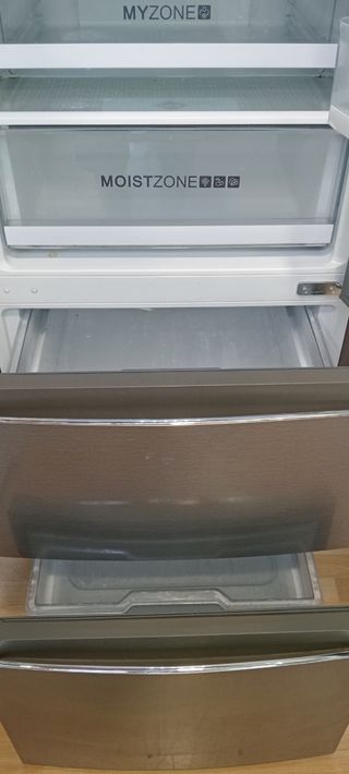 Nevera Haier combi acero
NO Frost 