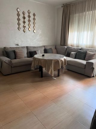 Sofá rinconero gris