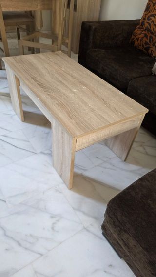 Mesa comedor melamina y mesa baja