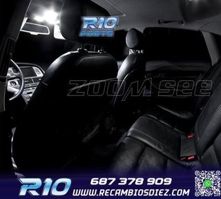 KIT 11 BOMBILLAS LED INTERIOR PARA AUDI A6 S6 RS6 C6 SEDAN 0