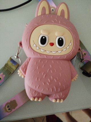 Bolso Labubu rosa