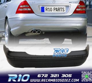PARAGOLPES TRASERO MERCEDES CLASE C W203 SEDAN 01-07 LOOK