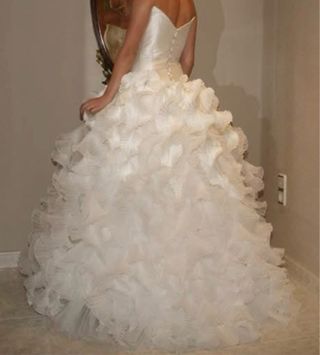 Vestido novia blanco - Talla XS 
Usado 4 veces