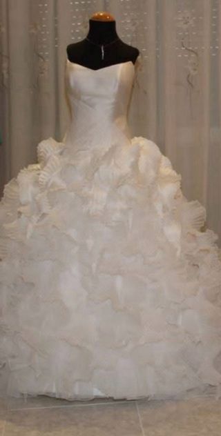 Vestido novia blanco - Talla XS 
Usado 4 veces