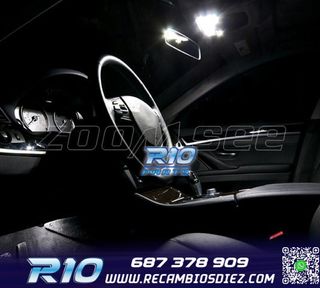KIT 20 BOMBILLAS LED INTERIOR PARA BMW SERIE 5 F10 520I 528I