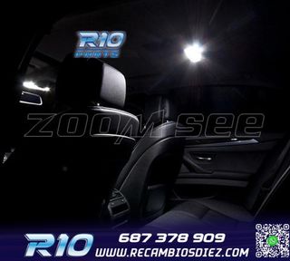 KIT 20 BOMBILLAS LED INTERIOR PARA BMW SERIE 5 F10 520I 528I