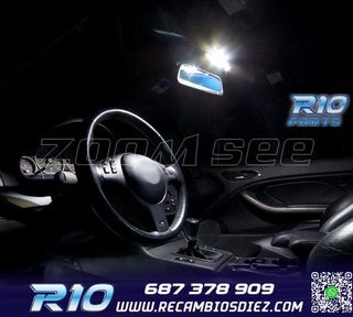 KIT 17 BOMBILLAS LED INTERIOR PARA BMW SERIE 3 E46 SEDAN COU