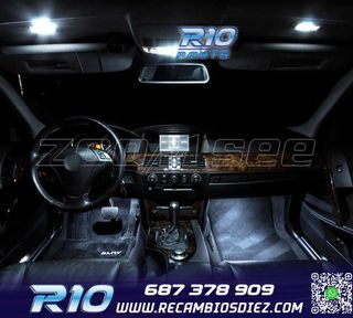 KIT 18 BOMBILLAS LED INTERIOR PARA BMW E60 E61 M5 520I 523I 