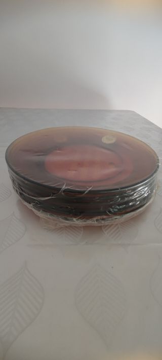 6 piatti da dessert Duralex gialli