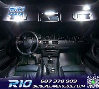 KIT 15 BOMBILLAS LED INTERIOR PARA BMW E90 SEDAN 320D 320D X