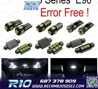 KIT 17 BOMBILLAS LED INTERIOR PARA BMW SERIE 3 E90 SEDAN 330
