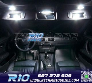 KIT 17 BOMBILLAS LED INTERIOR PARA BMW SERIE 3 E90 SEDAN 330