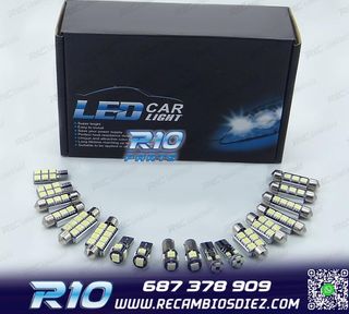KIT 19 BOMBILLAS LED INTERIOR PARA BMW SERIE 3 E92 COUPE 325