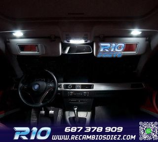 KIT 19 BOMBILLAS LED INTERIOR PARA BMW SERIE 3 E92 COUPE 325