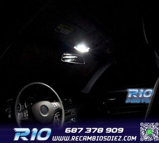 KIT 8 BOMBILLAS LED INTERIOR PARA BMW 1 SERIE F20 F21 HATCHB