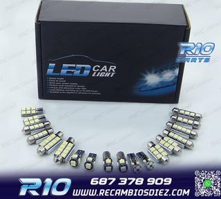 KIT 16 BOMBILLAS LED INTERIOR PARA BMW X3 E83 04-10