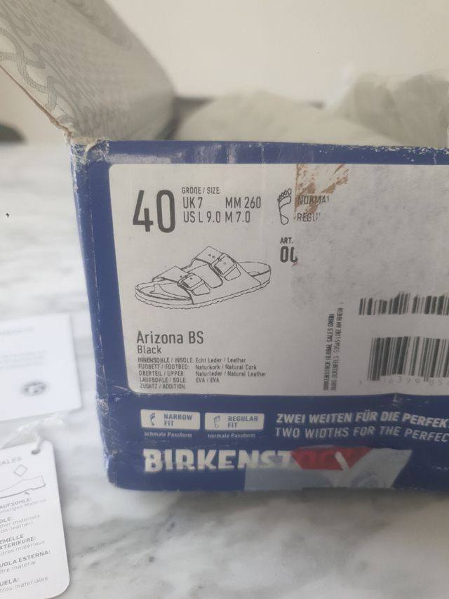 Sandali Birkenstock Arizona 40 neri