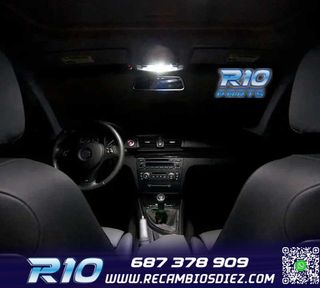 KIT 13 BOMBILLAS LED INTERIOR PARA BMW 1 SERIE E81 E87 116I 