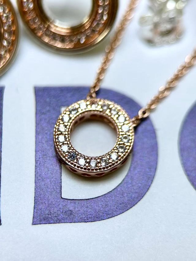 Pandora - Pendientes y colgante plata