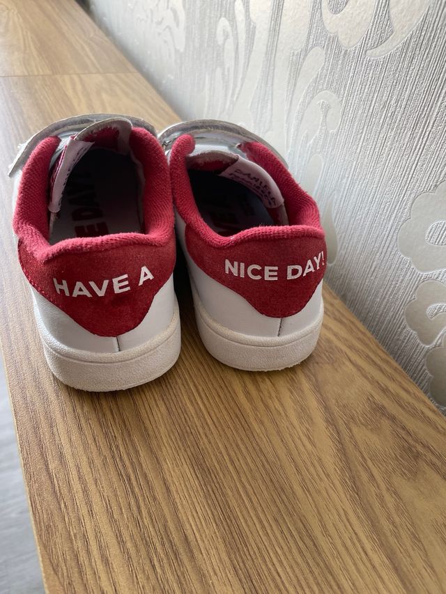 Deportivas Gioseppo niña/niño 34 blancas y rojas