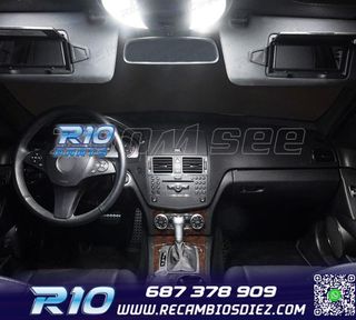 KIT 19 BOMBILLAS LED INTERIOR PARA MERCEDES CLASE ML W163 ML