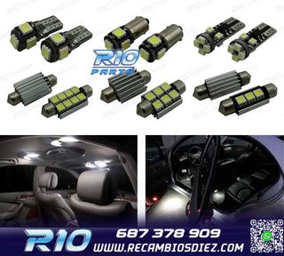 KIT 23 BOMBILLAS LED INTERIOR PARA MERCEDES E CLASE W212 SED