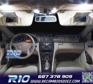KIT 23 BOMBILLAS LED INTERIOR PARA MERCEDES E CLASE W212 SED