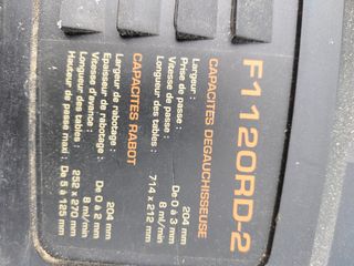 Cepilladora Feidwood 1500w - F1120RD-2