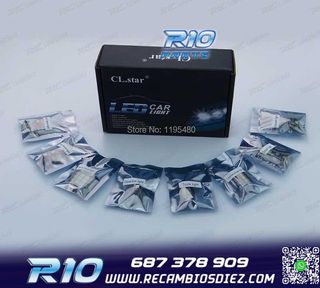 KIT 21 BOMBILLAS LED INTERIOR PARA MERCEDES CLASE E W210 95-