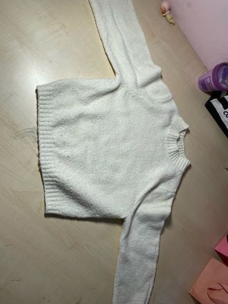 Suéter blanco Zara - Talla S