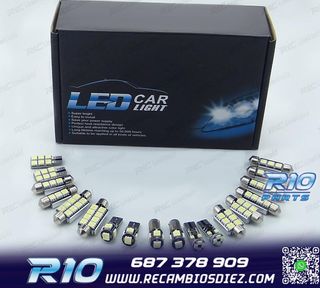 KIT 12 BOMBILLAS LED INTERIOR PARA PORSCHE 911 997 CARRERA T