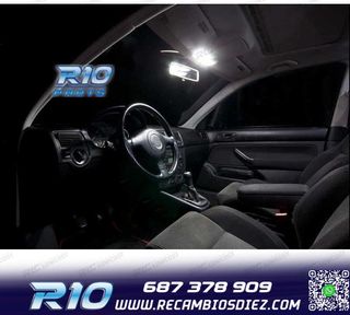 KIT 15 BOMBILLAS LED INTERIOR PARA VOLKSWAGEN VW GOLF 4 MK4 