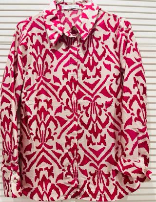 Blusa Mango estampada S