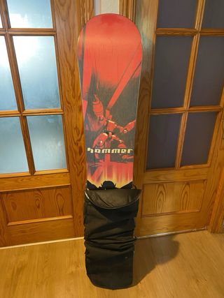Tabla Snow con funda plástica.