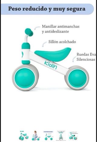 Correpasillo bebé mint