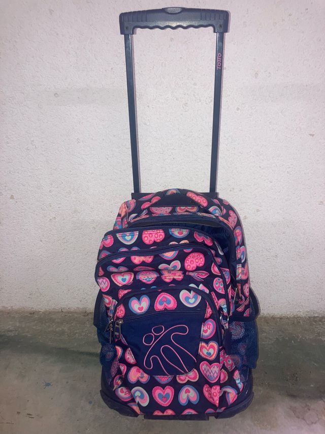 Mochila escolar ruedas niña
