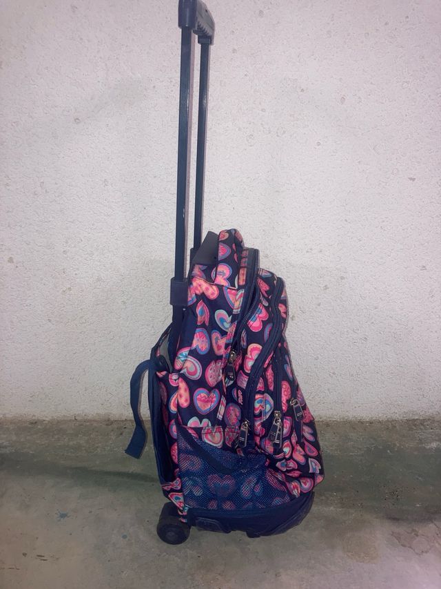 Mochila escolar ruedas niña