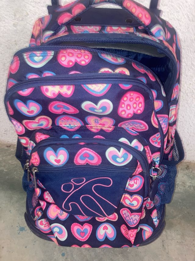 Mochila escolar ruedas niña