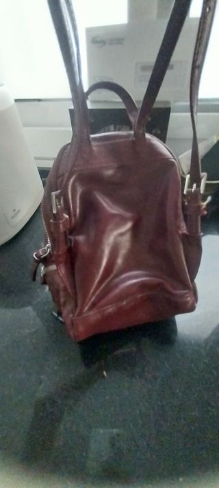 Mochila Zara - Piel roja