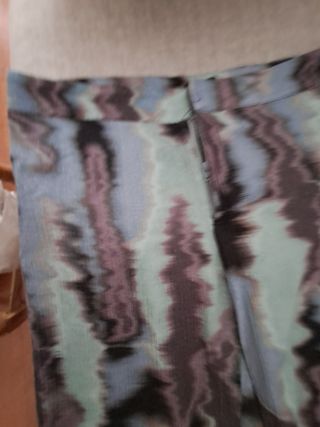 Pantalón estampado multicolor