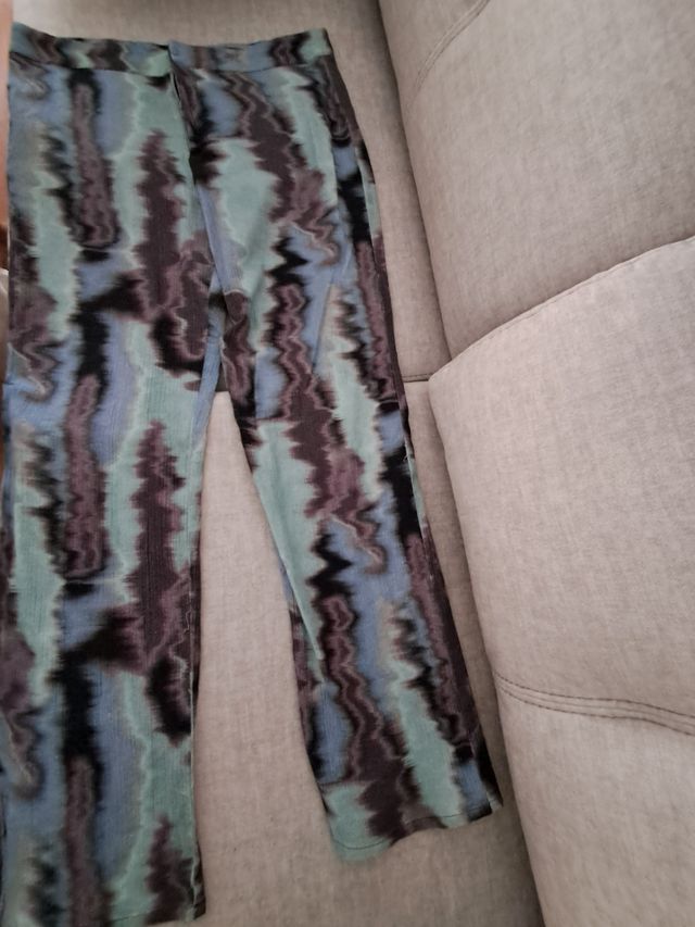 Pantalón estampado multicolor