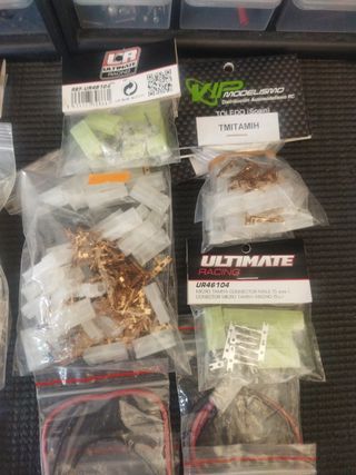 Comectores tamiya micro macho y hembra